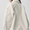 Sherpa Edge Shacket – Ivory
