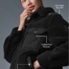 Sherpa Edge Shacket – Svart