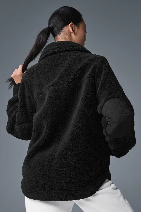Sherpa Edge Shacket – Svart
