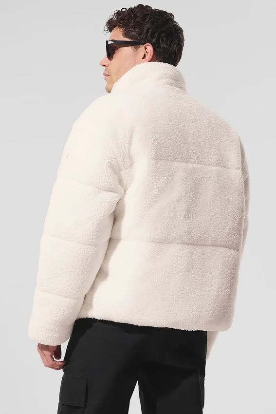 Sherpa Stage Puffer – Elfenben
