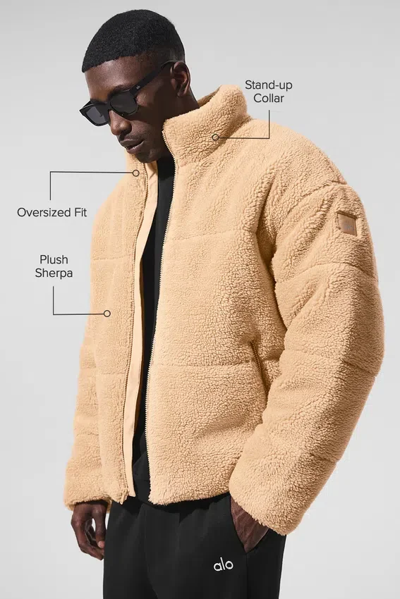 Sherpa Stage Puffer – kamel