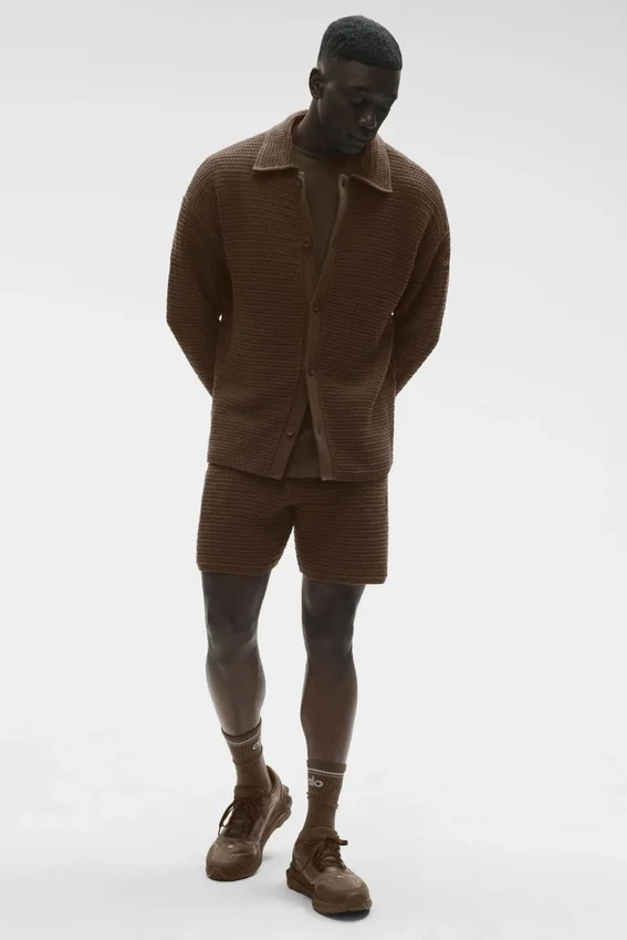 5" Shift Knit Shorts – Espresso