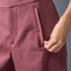 Show off Cargo-bukse med vid ben (lang) – Burgundy Truffle
