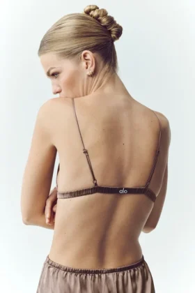 Silk Luminous Bra – Alpine Cocoa