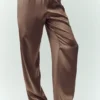 Silk Luminous Bukser (lang) – Alpine Cocoa