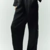 Silk Luminous Bukser (lang) – svart
