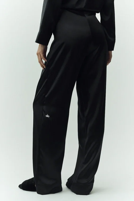 Silk Luminous Bukser (lang) – svart