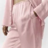 Silk Luminous Bukser (Regular) – Pink Champagne