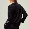 Silk Luminous Button up – Svart