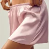 Silk Luminous Shorts – Pink Champagne