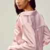 Silke Luminous knappeskjorte – rosa champagne
