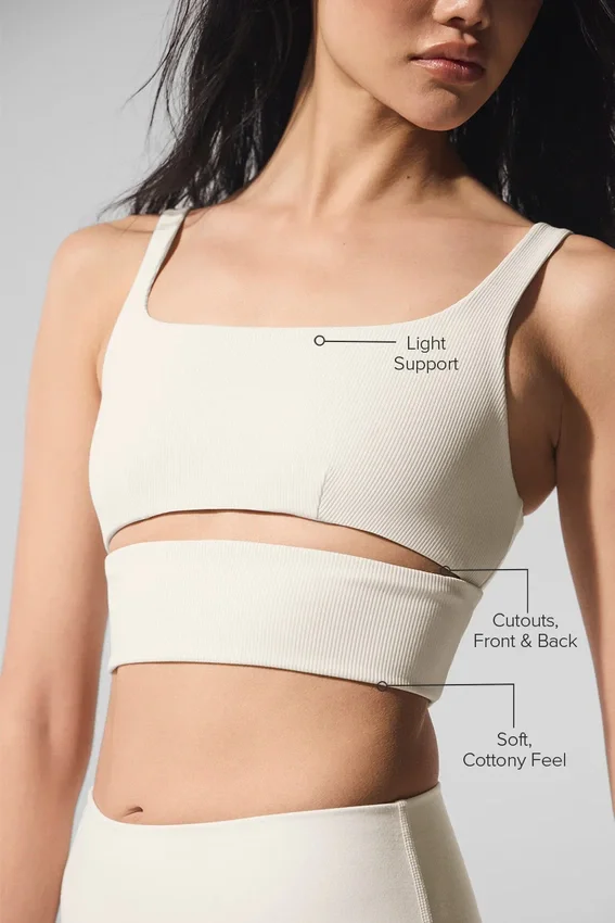 Slit Bra – elfenben