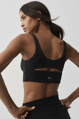 Slit Bra – svart