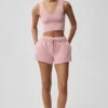 Sømløs Pointelle-singleter – Vintage Pink