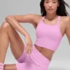Sømløs ribbet Favorite BH-singleter – Candy Heart Pink