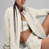 Socialite Shacket – Bone