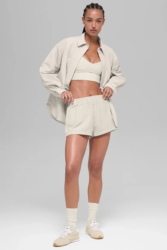 Socialite Shacket – Bone