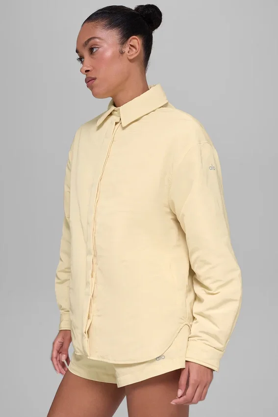 Socialite Shacket – Candlelight Yellow