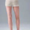 Sport Play strikkede High-Waist shorts – elfenben/alabaster