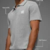 Sports Club strikkegenser – Athletic Heather Grey