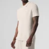 Sports Club Strikkegenser Knit Polo – elfenben