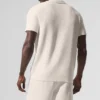 Sports Club Strikkegenser Knit Polo – elfenben