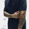 Sports Club Strikkegenser Knit Polo – marineblå