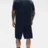 Sports Club Strikkegenser Knit Polo – marineblå