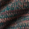 Stage Strikkegenser Puffer – brun mønstret