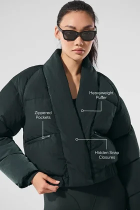 Stargazing Puffer – Kullgrønn