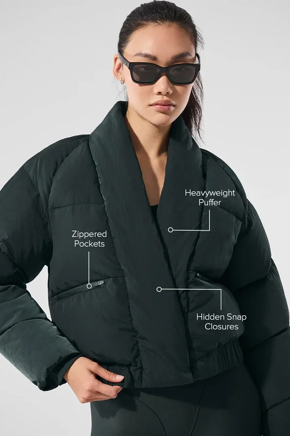 Stargazing Puffer – Kullgrønn