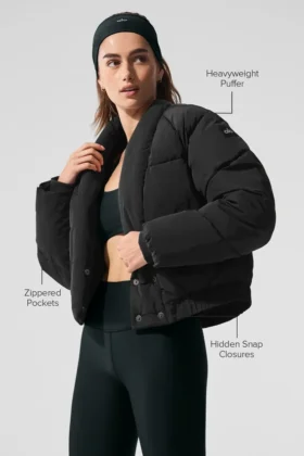 Stargazing Puffer – svart