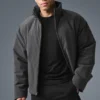 Stretch Woven Notable Jakke – Anthracite
