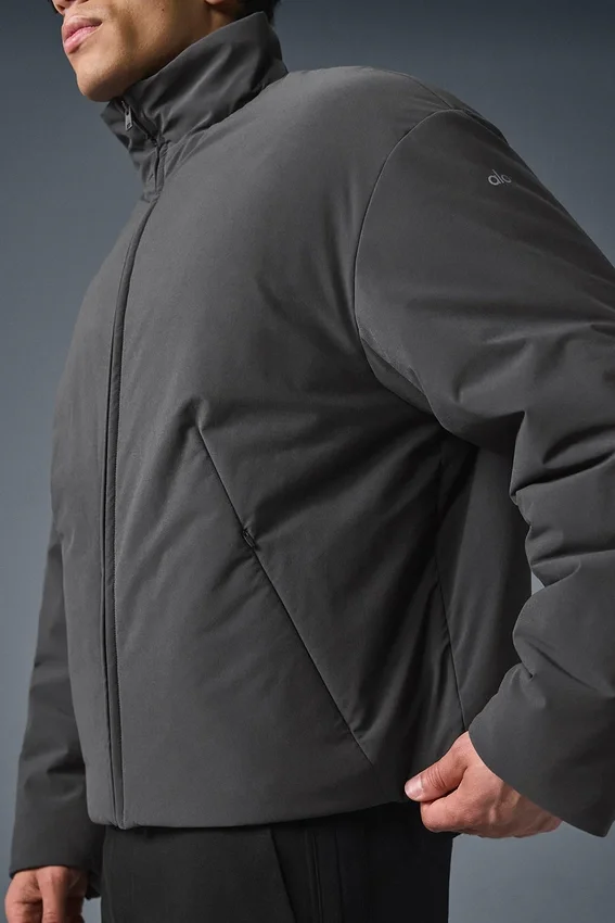 Stretch Woven Notable Jakke – Anthracite