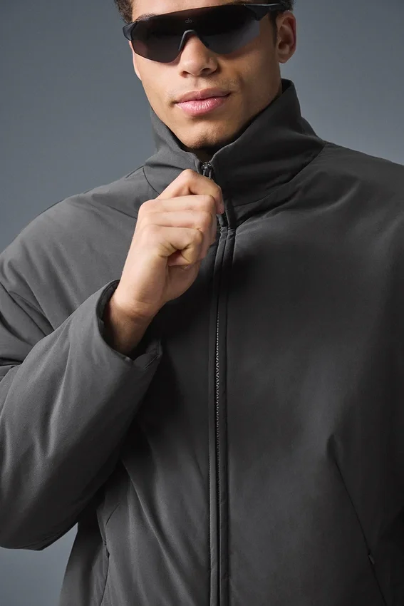 Stretch Woven Notable Jakke – Anthracite