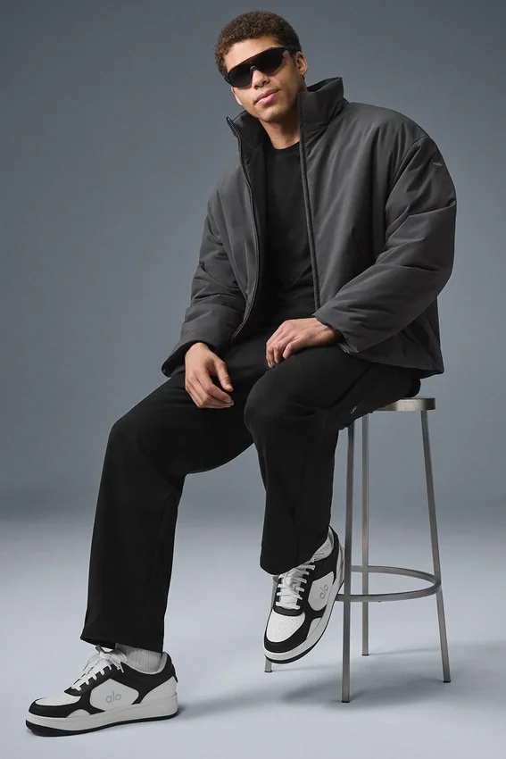 Stretch Woven Notable Jakke – Anthracite