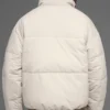 Stretch Woven Street Puffer – Bone