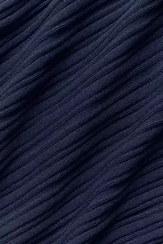 Strikkegenser Sunlit Cardigan – Navy