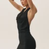 Summer Soiree halterneck-maxidress – svart