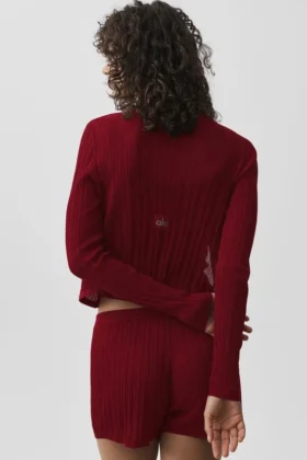 Sunlit-cardigan – Summer Romance Red