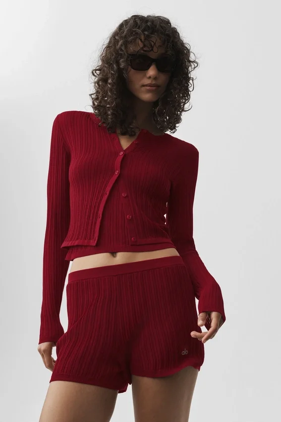 Sunlit-cardigan – Summer Romance Red