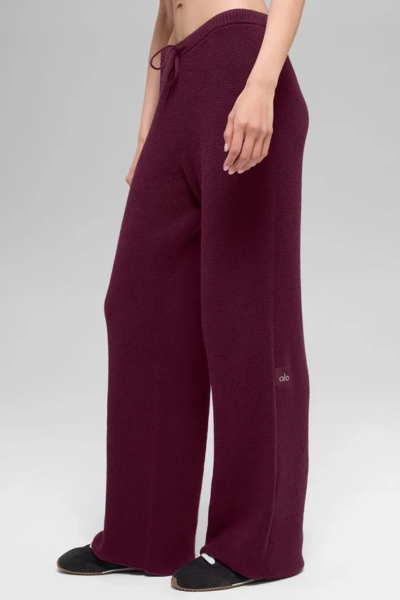 Supernatural Strikkegenser – Burgunder