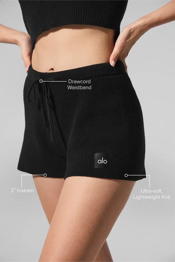 Supernatural Strikkegenser Short – Svart