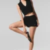 Supernatural Strikkegenser Short – Svart