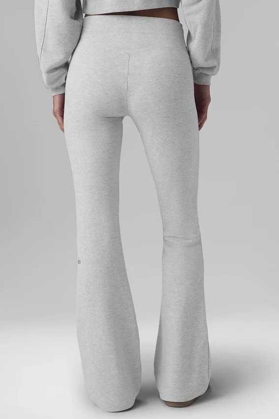 Sway Bootcut-joggebukser – Athletic Heather Grey
