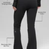 Sway Bootcut-joggebukser – svart