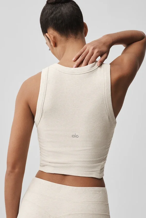 Sway Bra Singleter – Oatmeal Heather