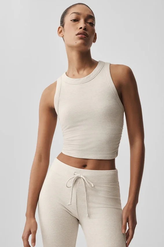 Sway Bra Singleter – Oatmeal Heather