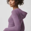 Sway hettegenser med full glidelås – Plum Kiss