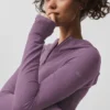 Sway hettegenser med full glidelås – Plum Kiss